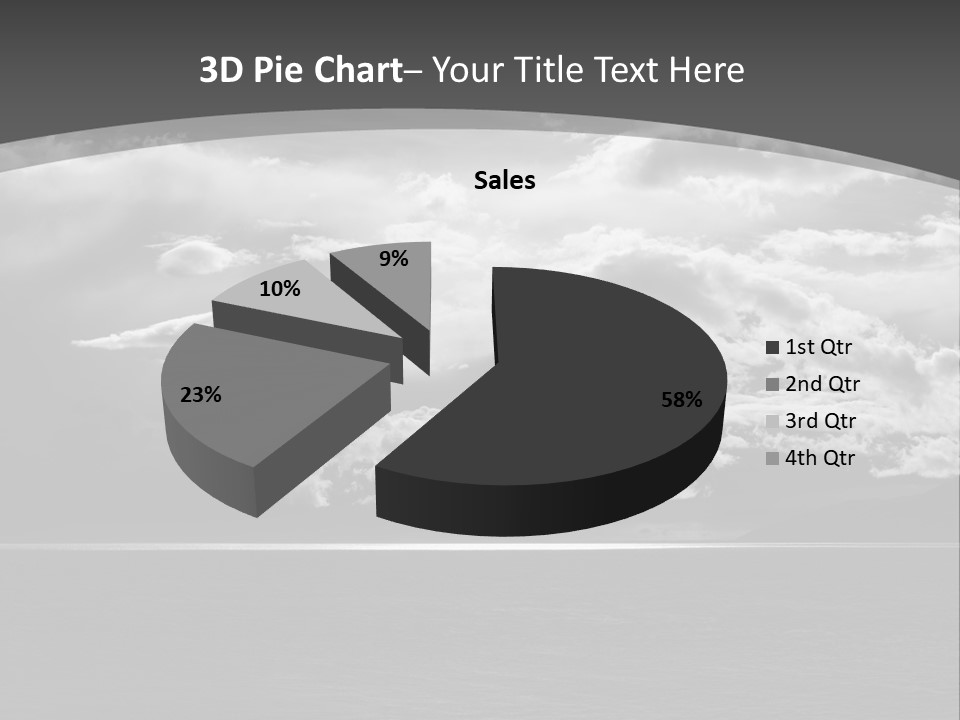Emotional Dramatic Mountain PowerPoint Template