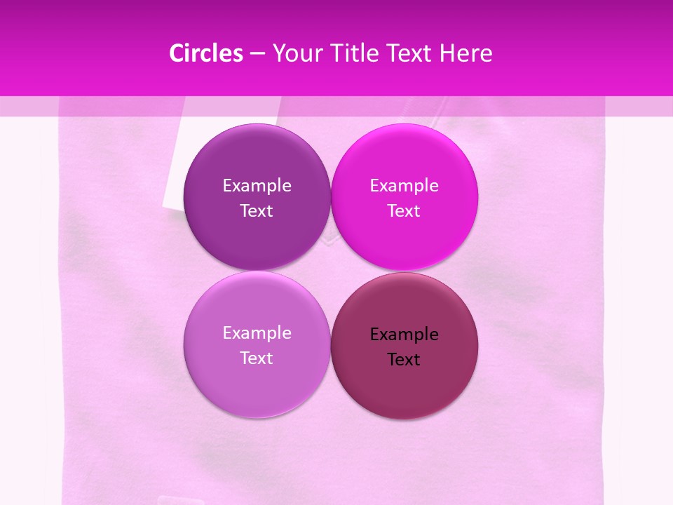 White Underwear Folded PowerPoint Template