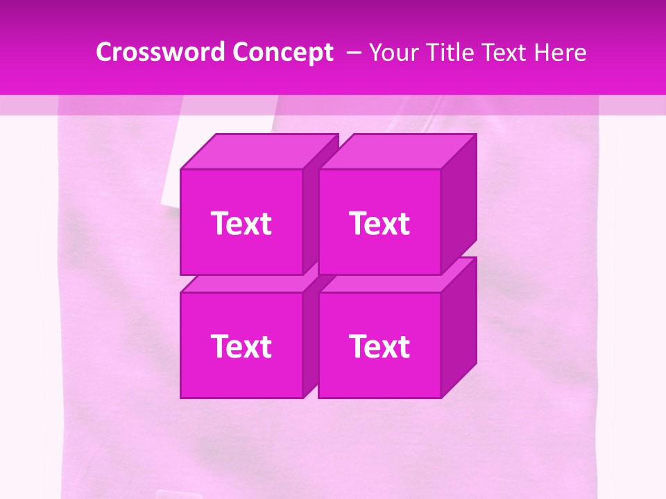 White Underwear Folded PowerPoint Template