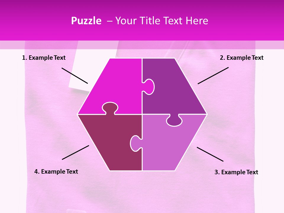 White Underwear Folded PowerPoint Template