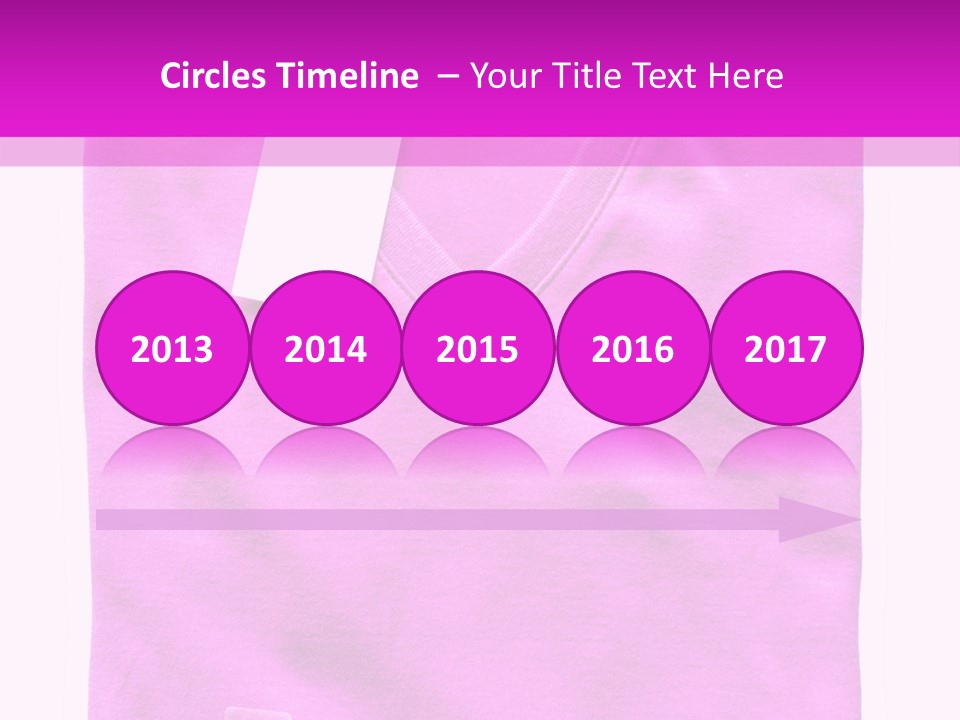 White Underwear Folded PowerPoint Template