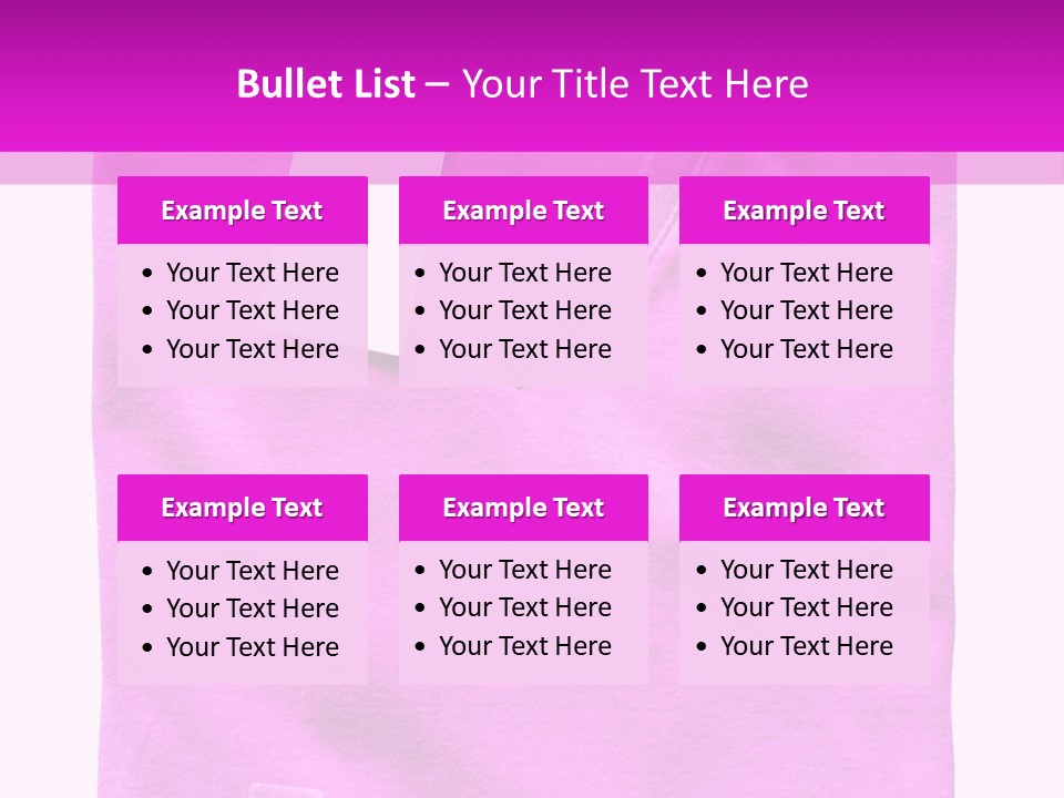 White Underwear Folded PowerPoint Template