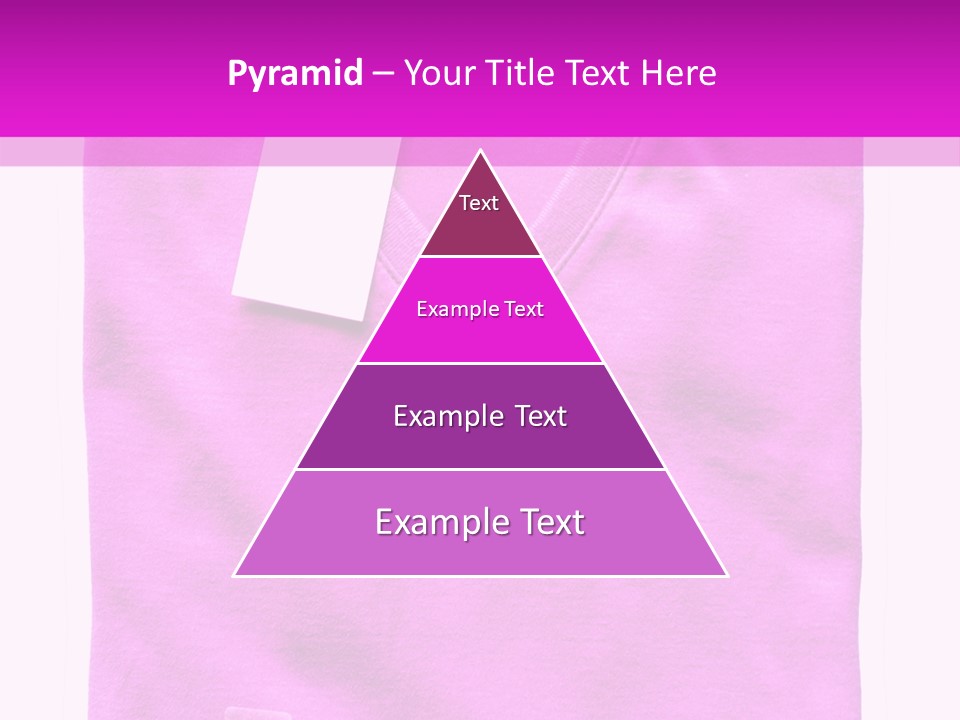 White Underwear Folded PowerPoint Template