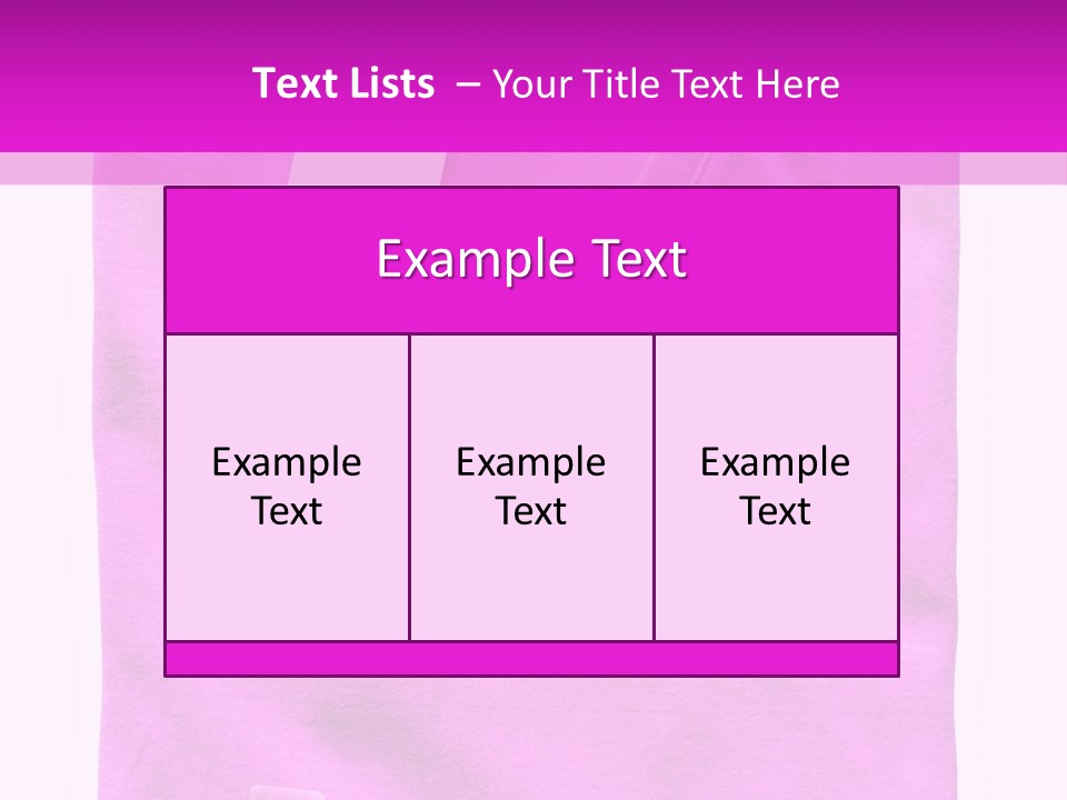 White Underwear Folded PowerPoint Template