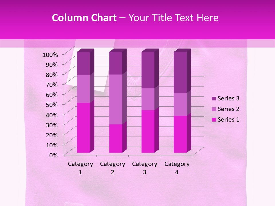 White Underwear Folded PowerPoint Template
