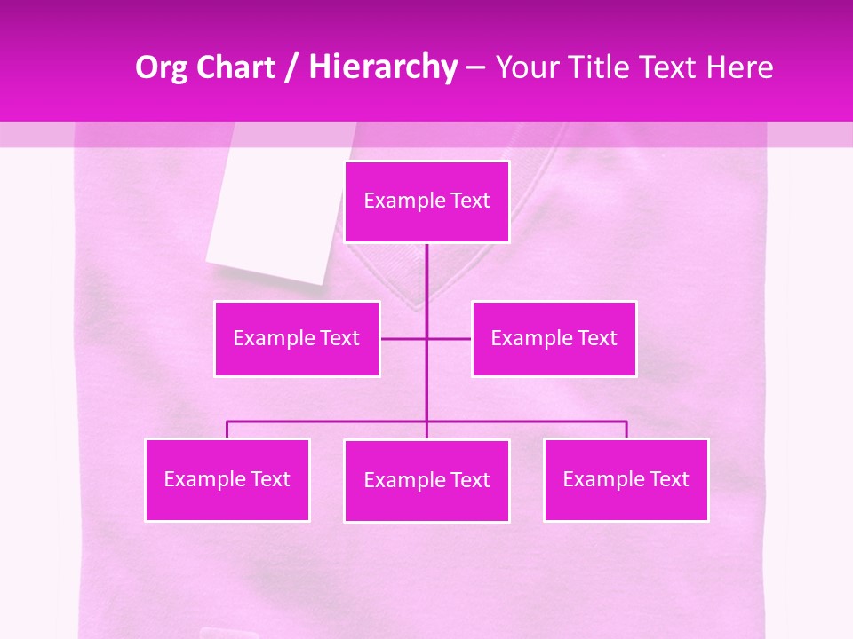 White Underwear Folded PowerPoint Template