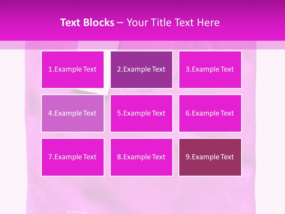 White Underwear Folded PowerPoint Template