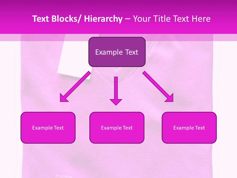 White Underwear Folded PowerPoint Template