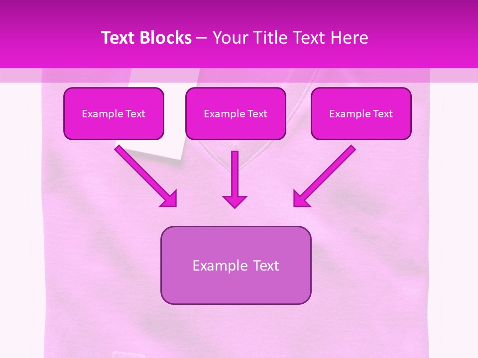 White Underwear Folded PowerPoint Template