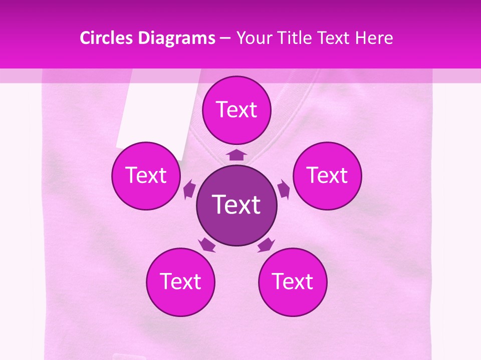 White Underwear Folded PowerPoint Template