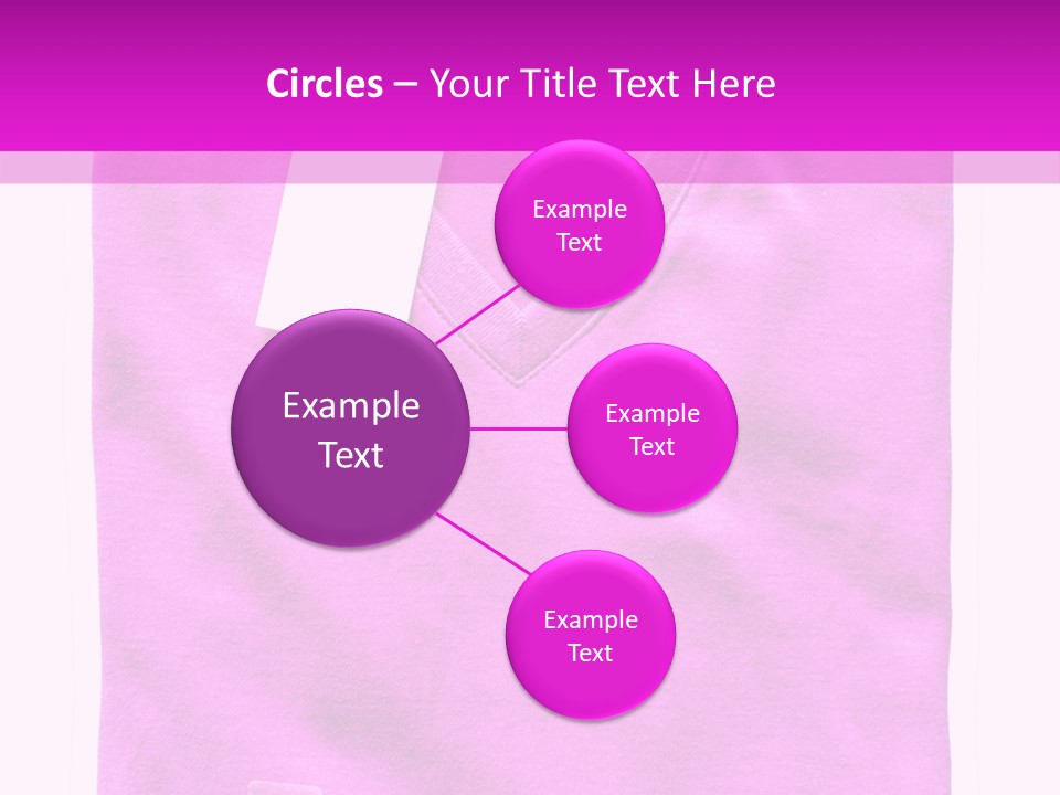 White Underwear Folded PowerPoint Template