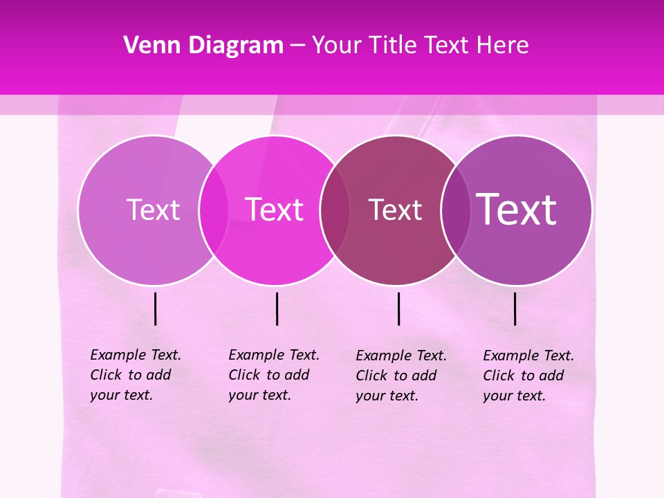 White Underwear Folded PowerPoint Template