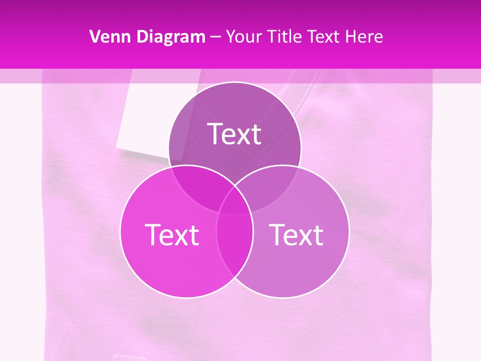 White Underwear Folded PowerPoint Template