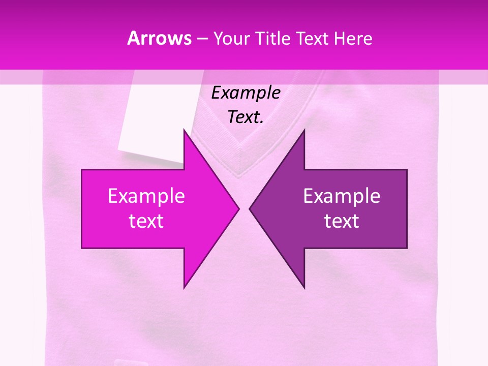 White Underwear Folded PowerPoint Template