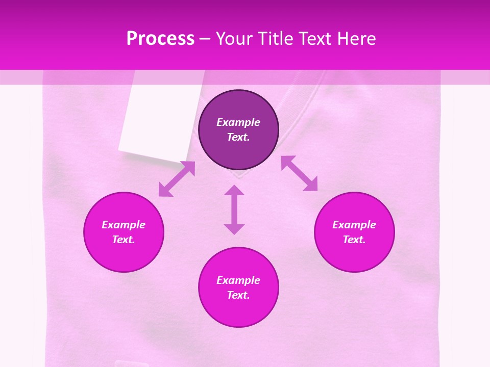 White Underwear Folded PowerPoint Template