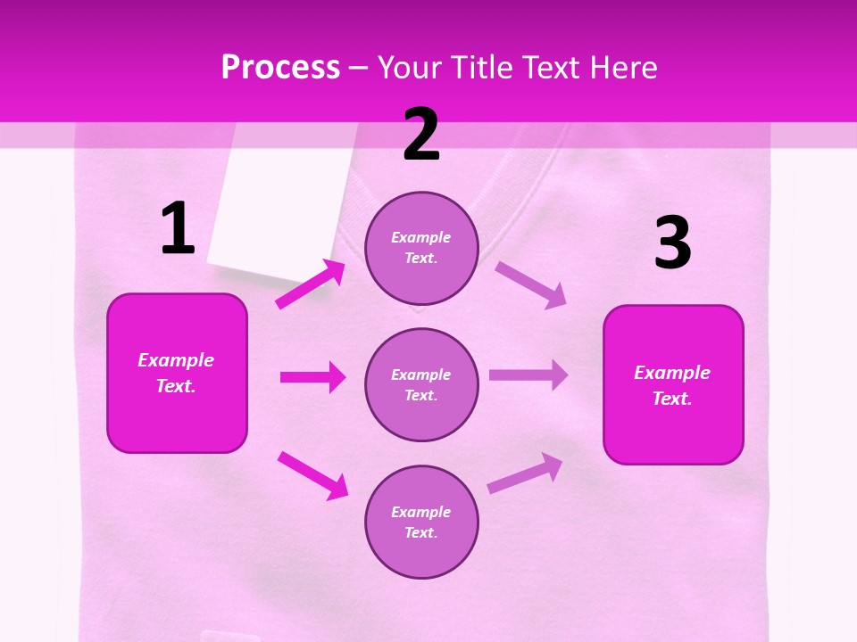 White Underwear Folded PowerPoint Template