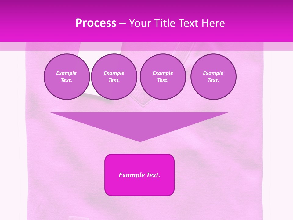 White Underwear Folded PowerPoint Template