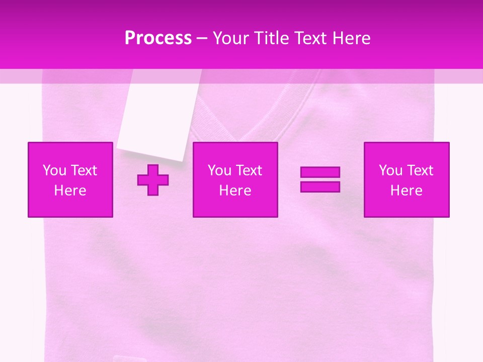 White Underwear Folded PowerPoint Template