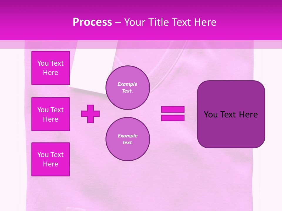 White Underwear Folded PowerPoint Template