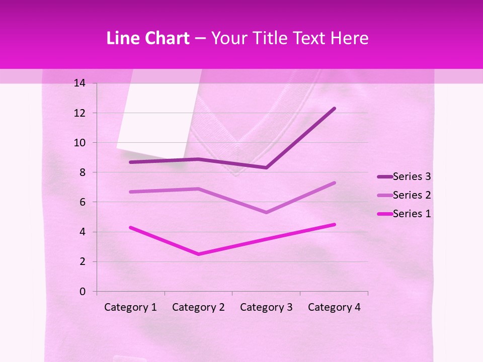 White Underwear Folded PowerPoint Template