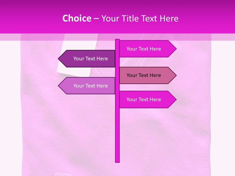 White Underwear Folded PowerPoint Template