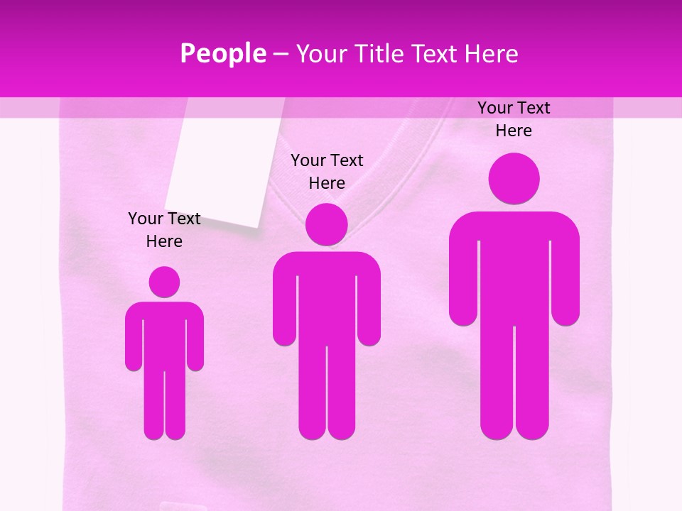 White Underwear Folded PowerPoint Template