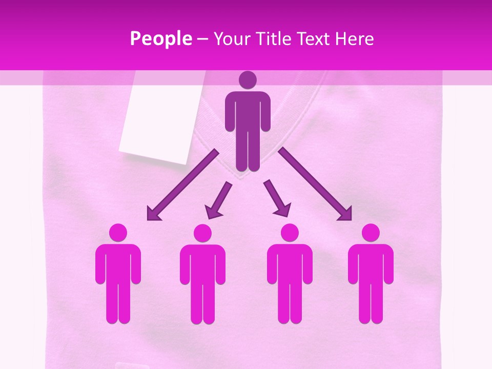 White Underwear Folded PowerPoint Template