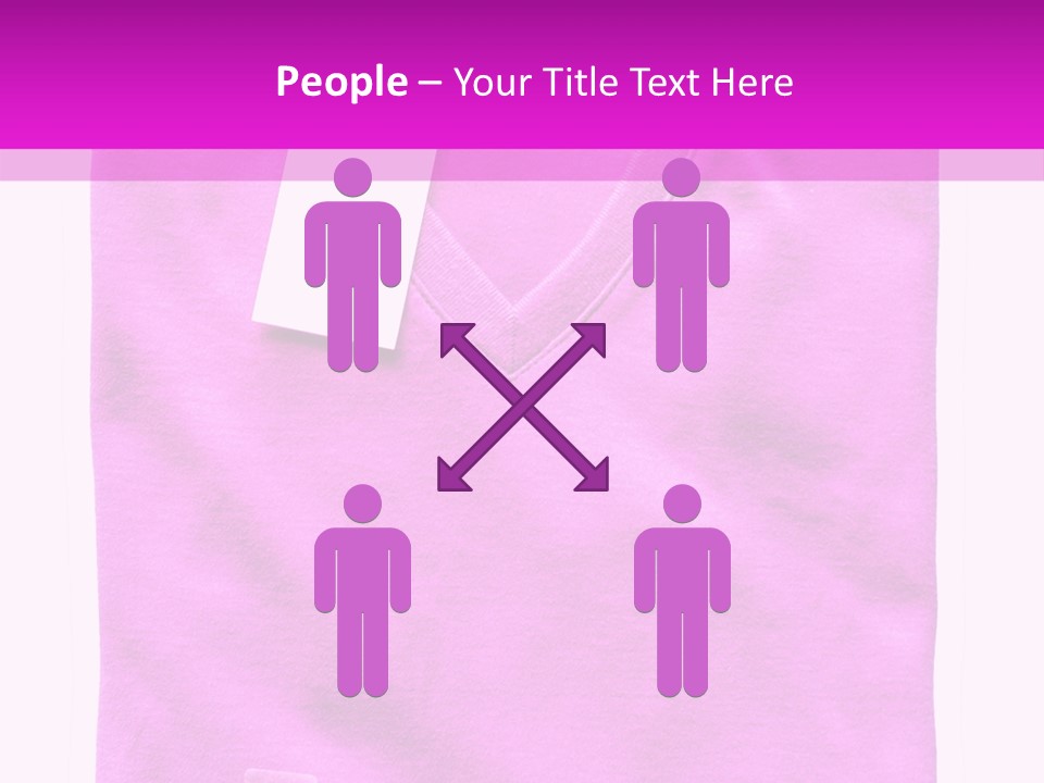 White Underwear Folded PowerPoint Template