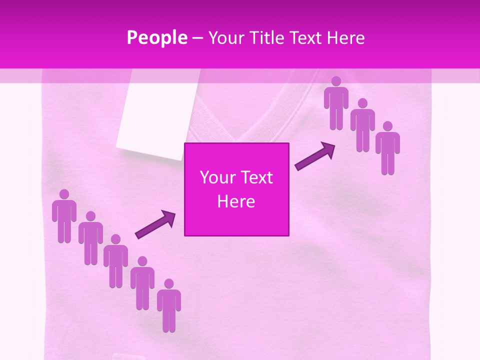 White Underwear Folded PowerPoint Template