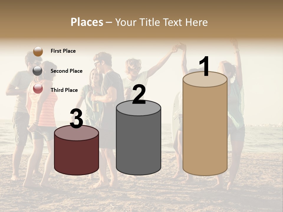 Sun Sunset Leisure PowerPoint Template