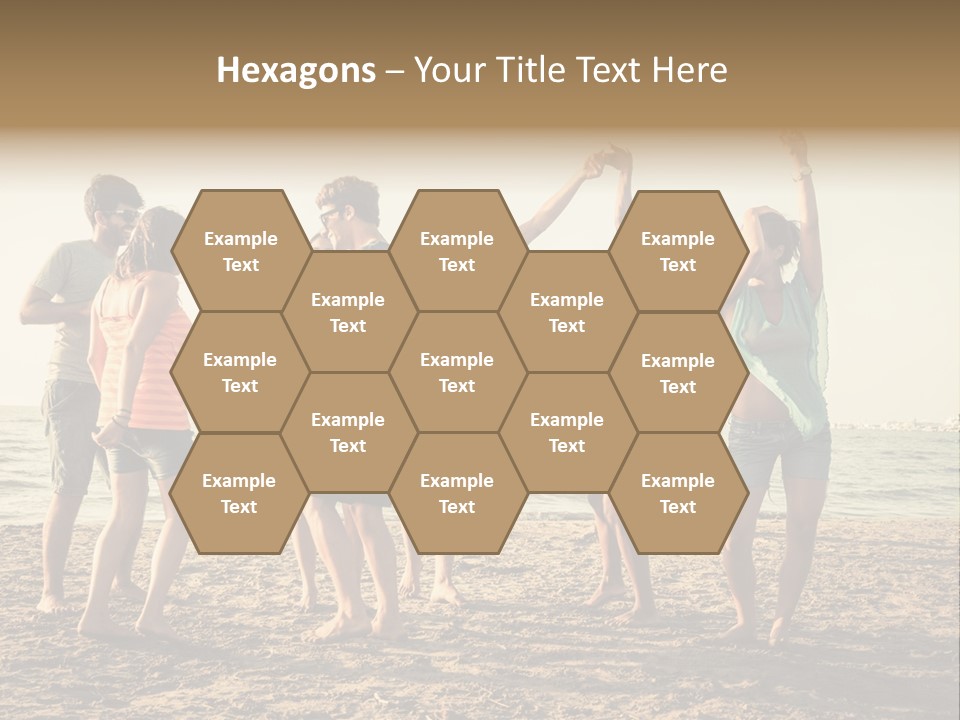 Sun Sunset Leisure PowerPoint Template