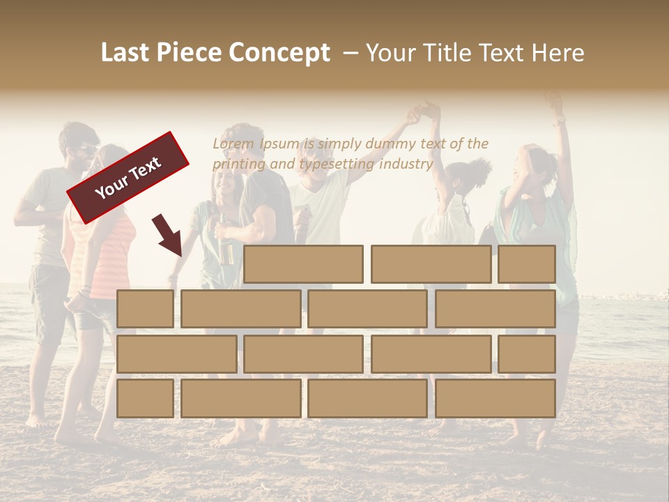 Sun Sunset Leisure PowerPoint Template