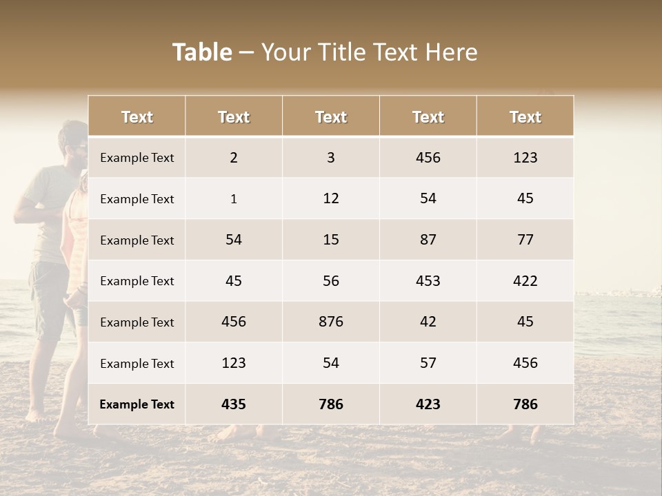 Sun Sunset Leisure PowerPoint Template