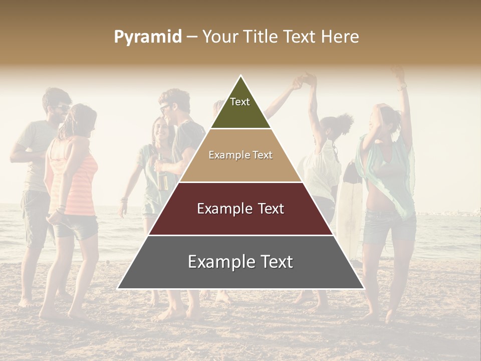 Sun Sunset Leisure PowerPoint Template