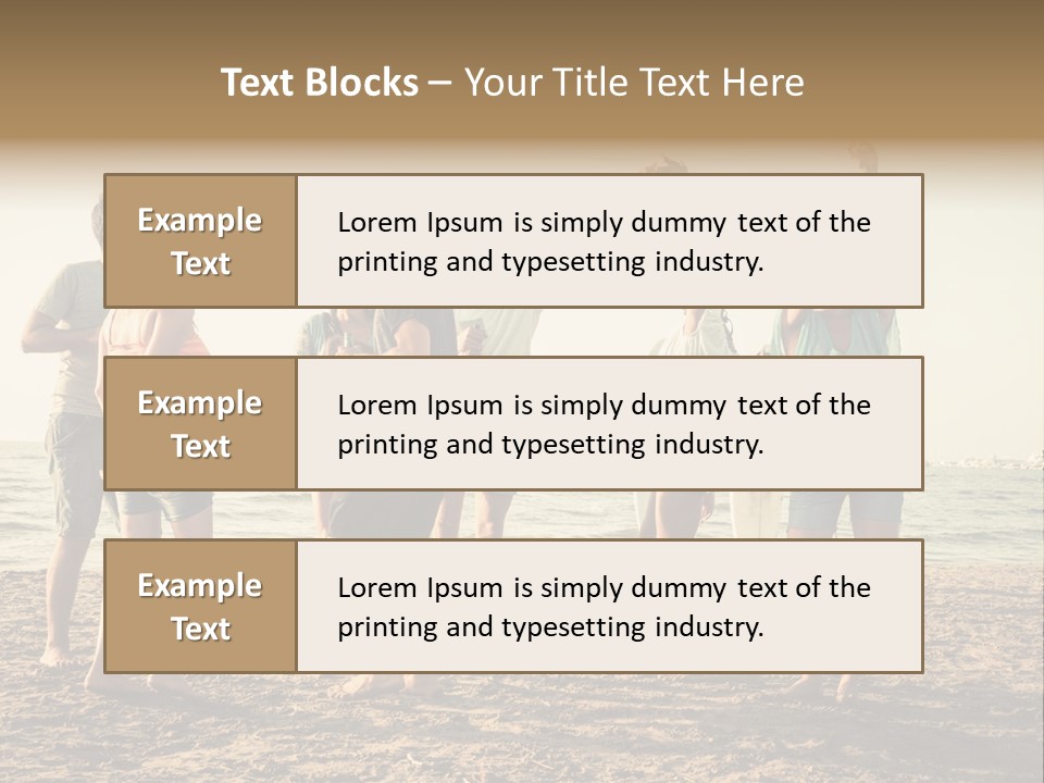 Sun Sunset Leisure PowerPoint Template