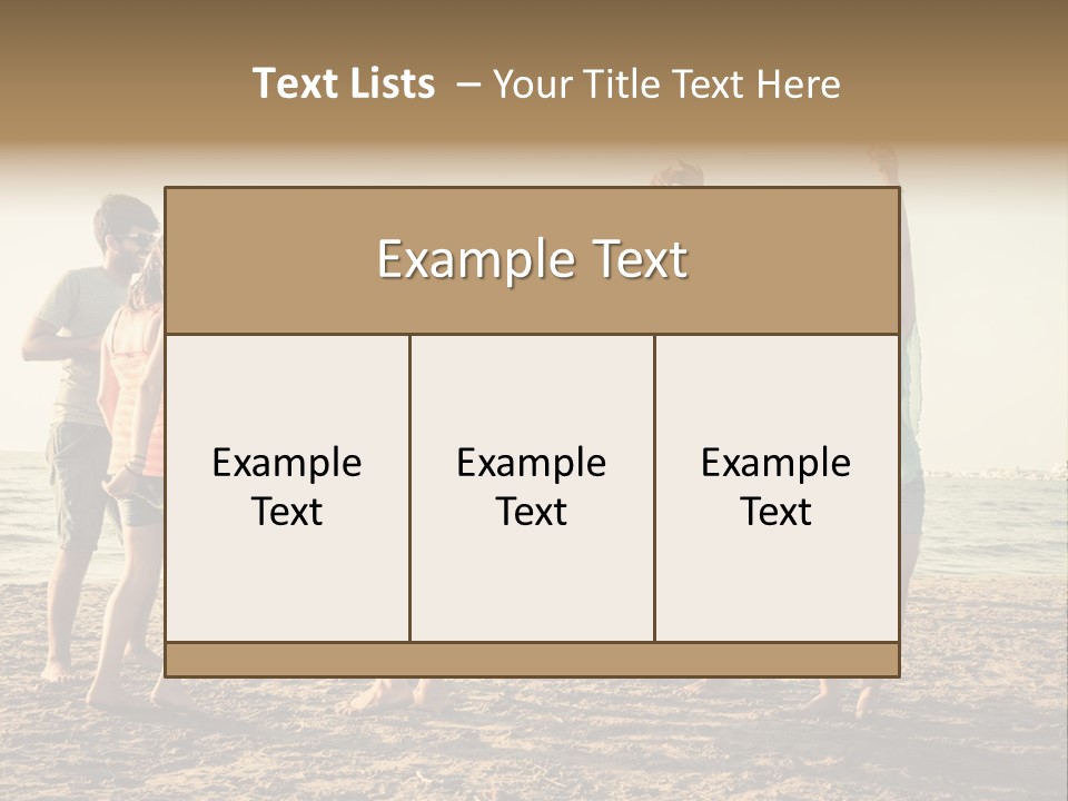 Sun Sunset Leisure PowerPoint Template