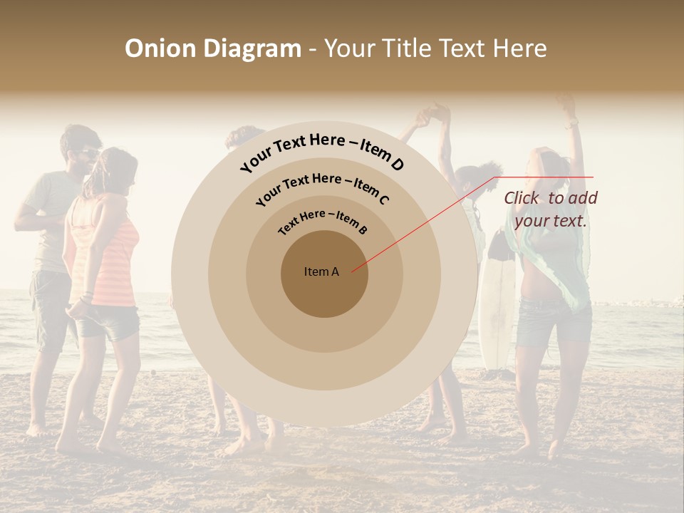 Sun Sunset Leisure PowerPoint Template