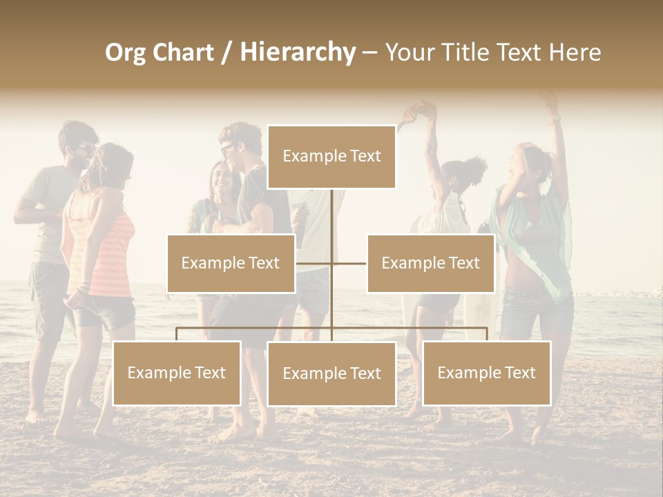 Sun Sunset Leisure PowerPoint Template