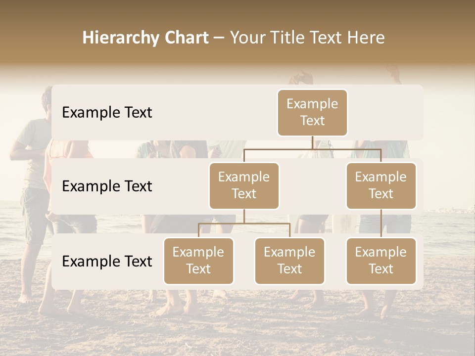 Sun Sunset Leisure PowerPoint Template