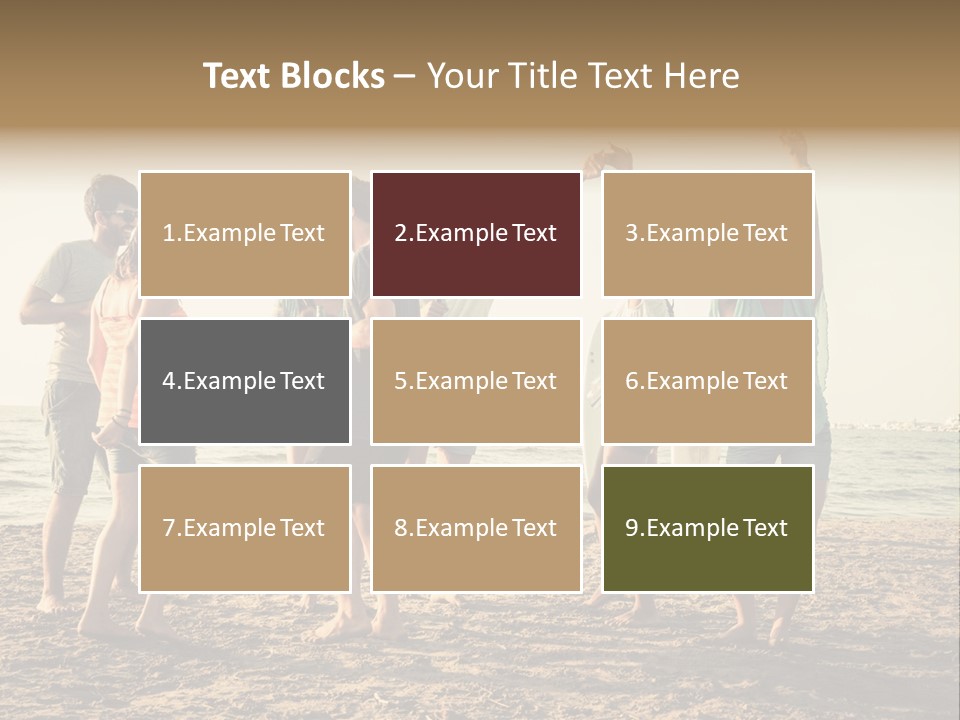 Sun Sunset Leisure PowerPoint Template