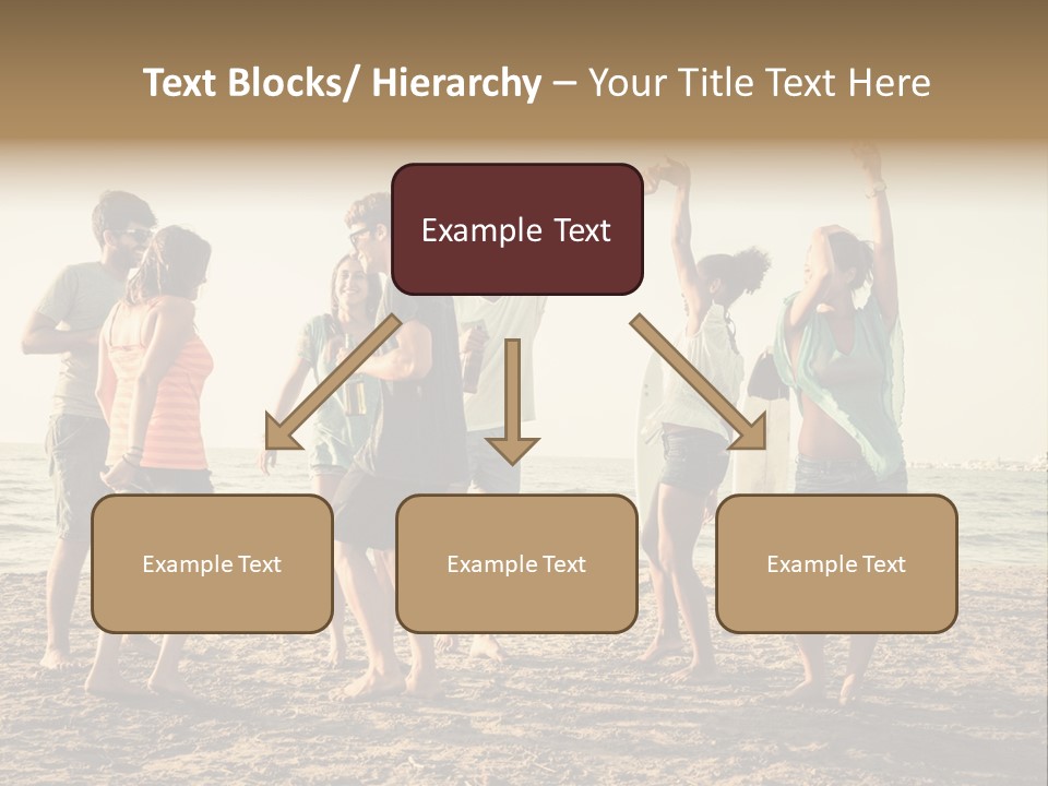 Sun Sunset Leisure PowerPoint Template