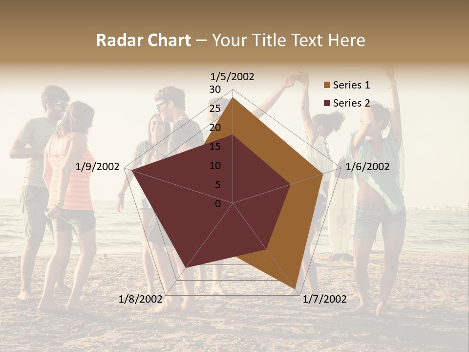 Sun Sunset Leisure PowerPoint Template