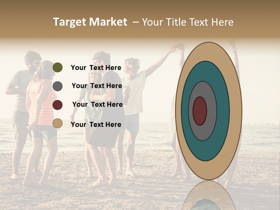 Sun Sunset Leisure PowerPoint Template