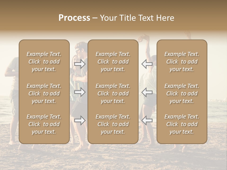 Sun Sunset Leisure PowerPoint Template
