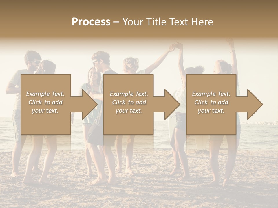 Sun Sunset Leisure PowerPoint Template