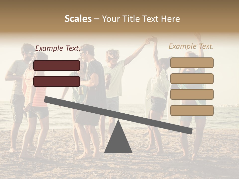 Sun Sunset Leisure PowerPoint Template