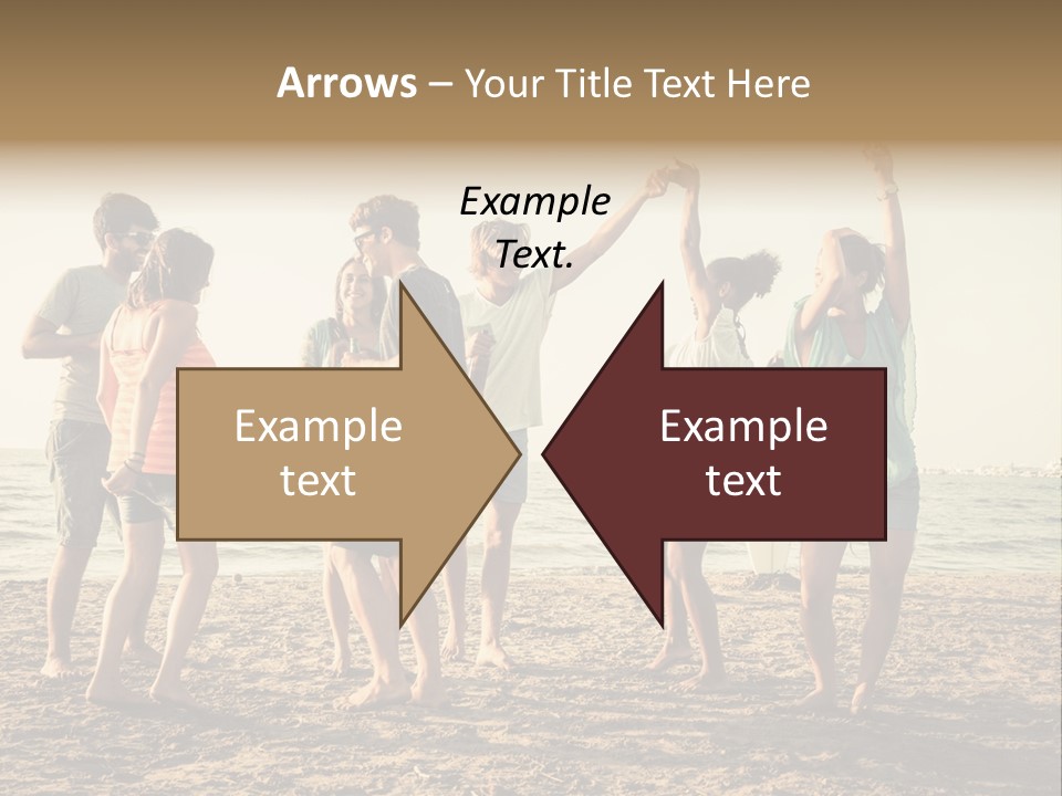 Sun Sunset Leisure PowerPoint Template