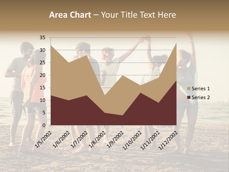 Sun Sunset Leisure PowerPoint Template