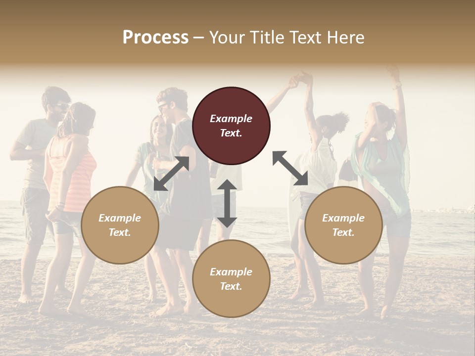 Sun Sunset Leisure PowerPoint Template