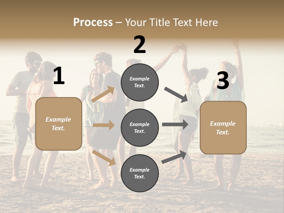 Sun Sunset Leisure PowerPoint Template